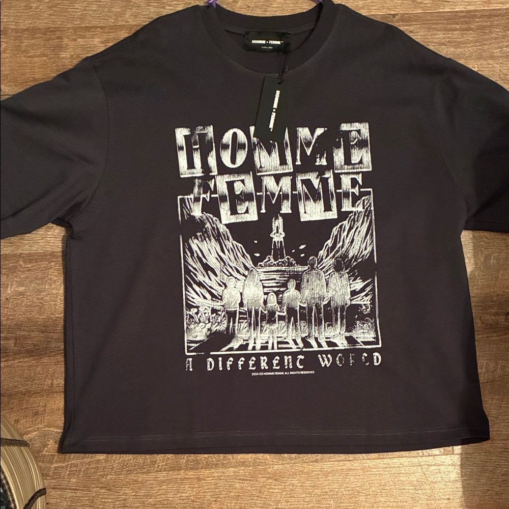 Black Graphic Tee